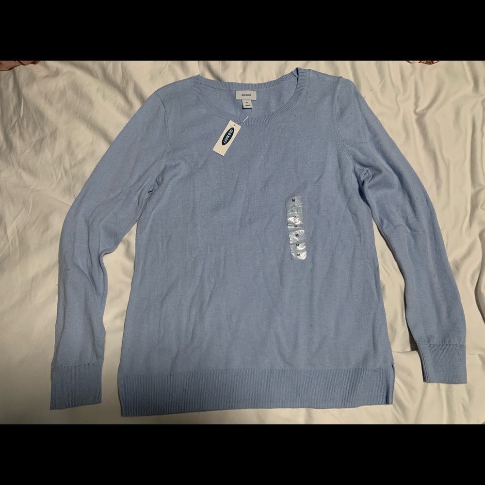 Old Navy light blue knit pullover top